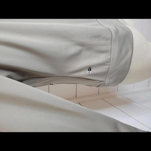 Kansas State KU Jayhawks ADIDAS medium tan/grey performance jacket - Picture 3 of 6